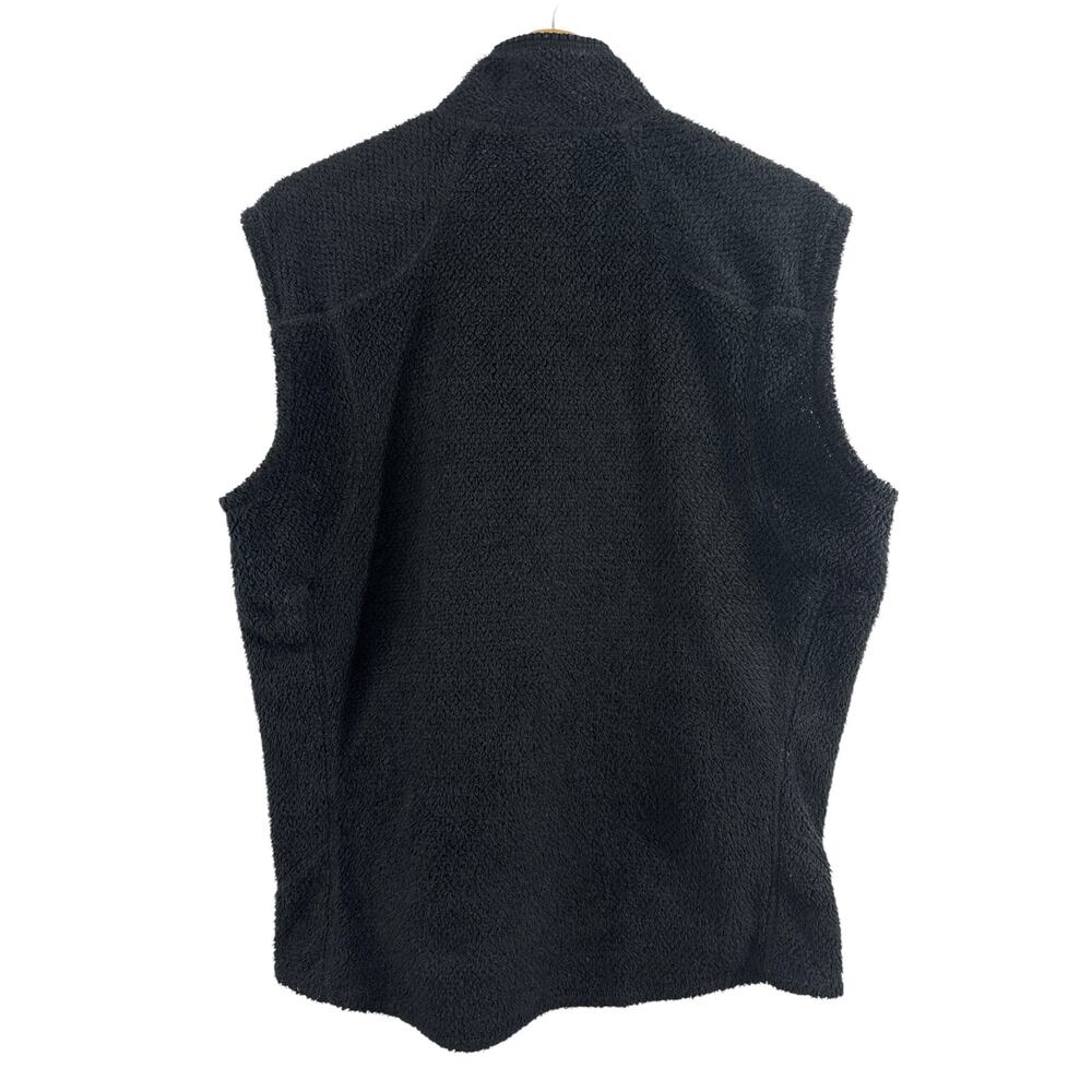 Patagonia Men’s R2 Fleece Vest Black L Outdoor Hiking Layer Jacket Thermal - Picture 2 of 7